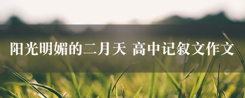 阳光明媚的二月天作文 高中记叙文图1